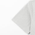 thumbnail image 4 of GrmtClth Men's Casual Diamond Pattern Polo Shirt Dual Pocket Short Sleeve Button Placket Top White 2XL, 4 of 5
