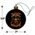 thumbnail image 6 of Hell On Wheels Motorcycle Skeleton Wood Christmas Tree Holiday Ornament, 6 of 7