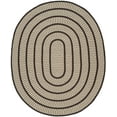 thumbnail image 2 of SAFAVIEH Braided Tanisha Bordered Reversible Area Rug, Ivory/Dark Brown, 8' x 10' Oval, 2 of 10