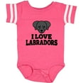 thumbnail image 3 of Inktastic I Love Labradors Boys or Girls Baby Bodysuit, 3 of 5