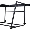 Heavy Duty Adjustable Garage Wall MultiTire Rack Storage, Black