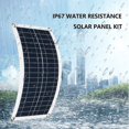 thumbnail image 2 of (solar Panel Set + 100a Controller)solar Panel Kit 300w 12v Battery Charger 40-100a Controller Caravan Boat Solar Panel 300w 12v Battery Charger 40-10, 2 of 5
