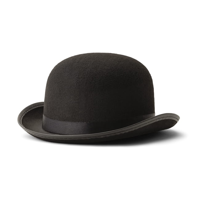 Sombrero de bombín Disfraz Derby Dress Up America Kids, terciopelo negro