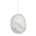 thumbnail image 3 of Modway Chaise Balançoire de Patio Extérieure en Tissu Hide Sans Support, Blanche, 3 of 7