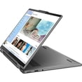 thumbnail image 3 of Lenovo ENOVO Yoga 7i 2-in-1 Laptop 14'' 2.2K Touchscreen12th Core i7-1255U Iris Xe Graphics 16GB RAM 1TB SSD WI-FI 6E Thunderbolt 4 Backlit KB w/ FP Windows 11 RATZK 32GB USB, Storm Grey, (82QG), 3 of 5