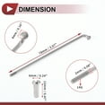 thumbnail image 4 of Unique Bargains 12 Set 14G Bicycle Spokes 14G Bike Wheel Spoke 304 Stainless Steel Silver Tone-78mm, 4 of 7