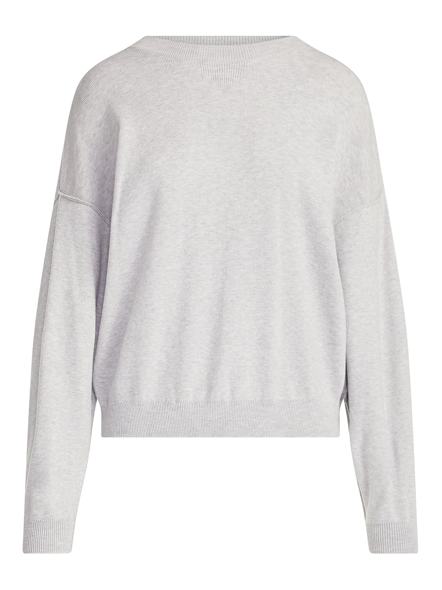 Scoop Women's and Women's Plus Oversized Crewneck Sweater, Lightweight, Sizes XS-4X