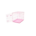 thumbnail image 5 of Carlson Pet Products Pink Secure and Foldable Single Door Metal Dog Crate for Small Breeds with Multi-Point Locking System, 24" L x 18" W x 20.5" H, 5 of 5