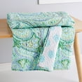 thumbnail image 2 of Levtex Home - Spruce Teal - Throw - Paisley - Teals, Greens and Blues - Quilt (50x60in.) and Sham 50x60in. - Cotton, 2 of 3