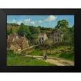 thumbnail image 2 of Pissarro, Camille 14x12 Black Modern Framed Museum Art Print Titled - The Hermitage at Pontoise, 2 of 5