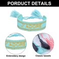 thumbnail image 3 of 3 Pcs Bracelets d'Amitié Tissés, Bracelets Ajustables pour, 3 of 5