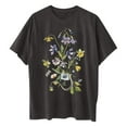 thumbnail image 4 of Drses Wildflowers Shirt for Women Oversized Floral Loose T Shirts Graphic Tees Flower Plant Shirts Womens Tops, 4 of 7