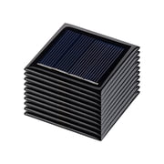 AOSHIKE 10Pcs 2V 130mA Micro Solar Panels Photovoltaic Solar Cells with Wires Solars Epoxy Plate DIY Projects Toys 54mm x 54mm/2.13 x 2.13
