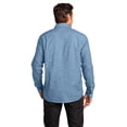 thumbnail image 2 of Men's Casual Long Sleeve Washed Woven Shirt, 2 of 6