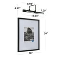 thumbnail image 5 of Mainstays – 8x10 Picture Frame – Black With Gallery Light Matted Wall Photo Frame, 5 of 12