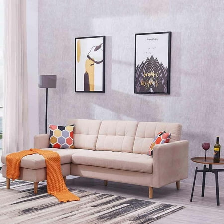 Sectional Sofa 82 L Shape Sectional Couch With Reversible Chaise