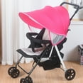 thumbnail image 4 of Travelwant Baby Stroller Pram Pushchair Windproof Sun Shield Visor Sunshade Canopy Cover, 4 of 8