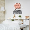 thumbnail image 2 of Stay True Hamm Pig Toy Story Quote Cartoon Quotes Decors Wall Sticker Art Design Decal for Girls Boys Kids Room Bedroom Nursery Kindergarten Home Decor Stickers Wall Art Vinyl Decoration (40x35 inch), 2 of 2