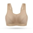 Winglove Women's Full Figure Sports Bra Bounce Control Wirefree Bra