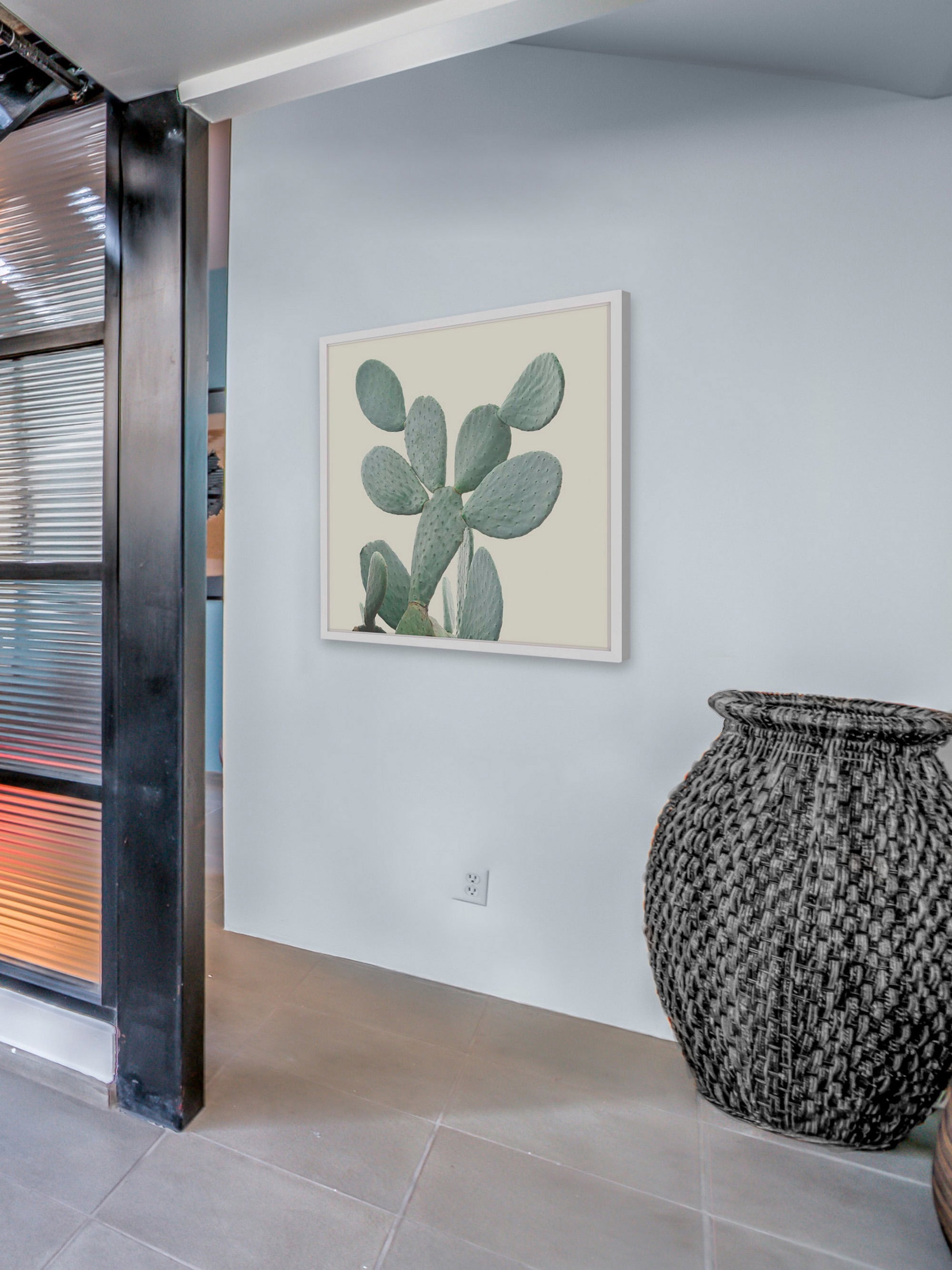 I Love Cacti Framed Painting Print