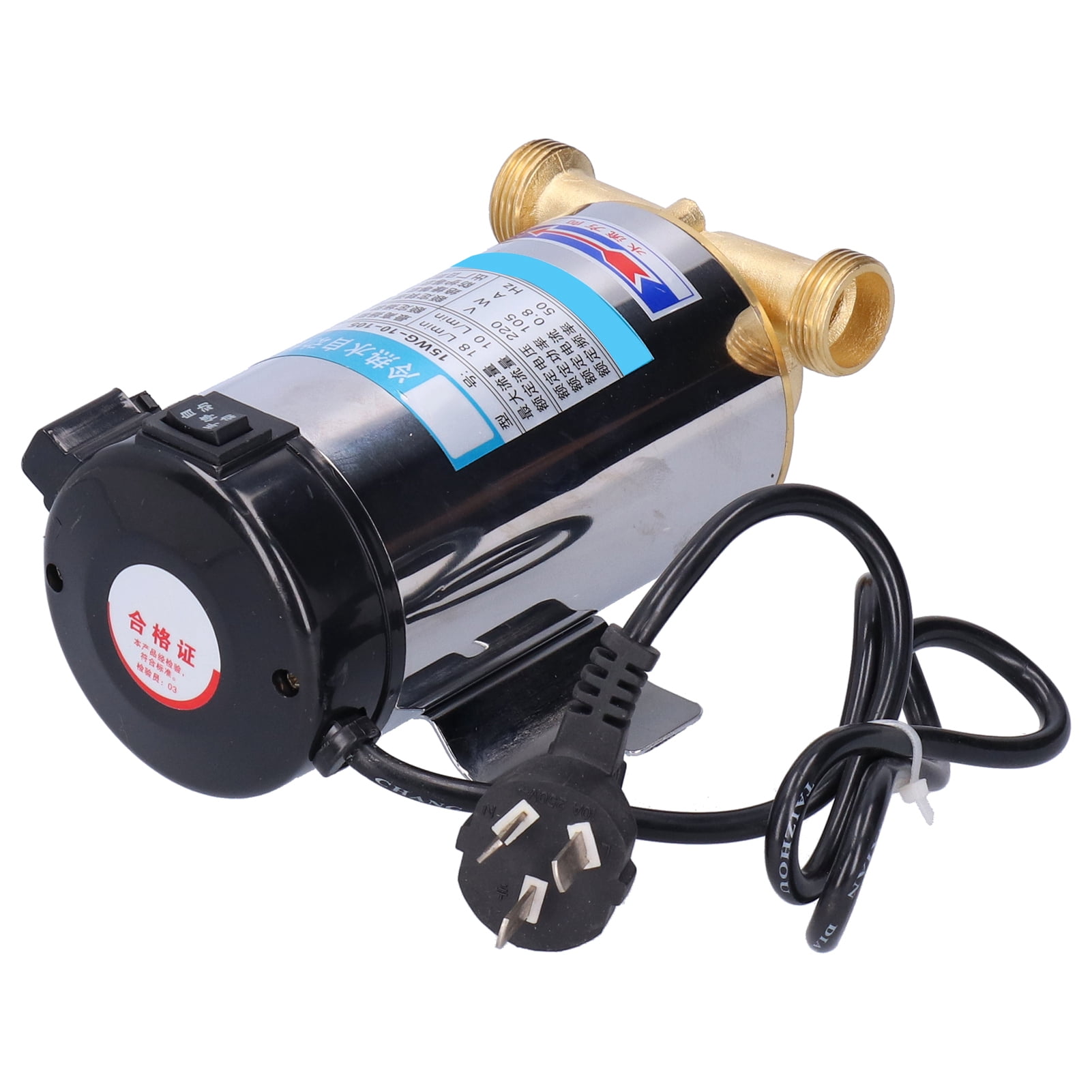 Water Pressure Booster Pump Home Pressure Booster Pump G1in Silent Hot Cold  Automatic Switch 15WG-10-105 AU Plug AC220V | Walmart Canada