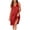 Red, variant on Horkkom Silk Nightgown for Women V Neck Sleeveless Nightgowns Lightweight Loose Comfy Sleep Shirts L