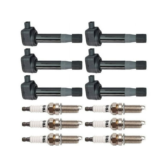 Ignition Coil and Spark Plug Kit 12 Piece - Compatible with 2010 - 2013 Acura MDX 2011 2012