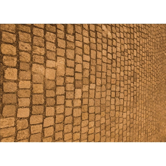 Ahgly Company Indoor Rectangle Patterned Mahogany Brown Area Rugs, 8' x 12'