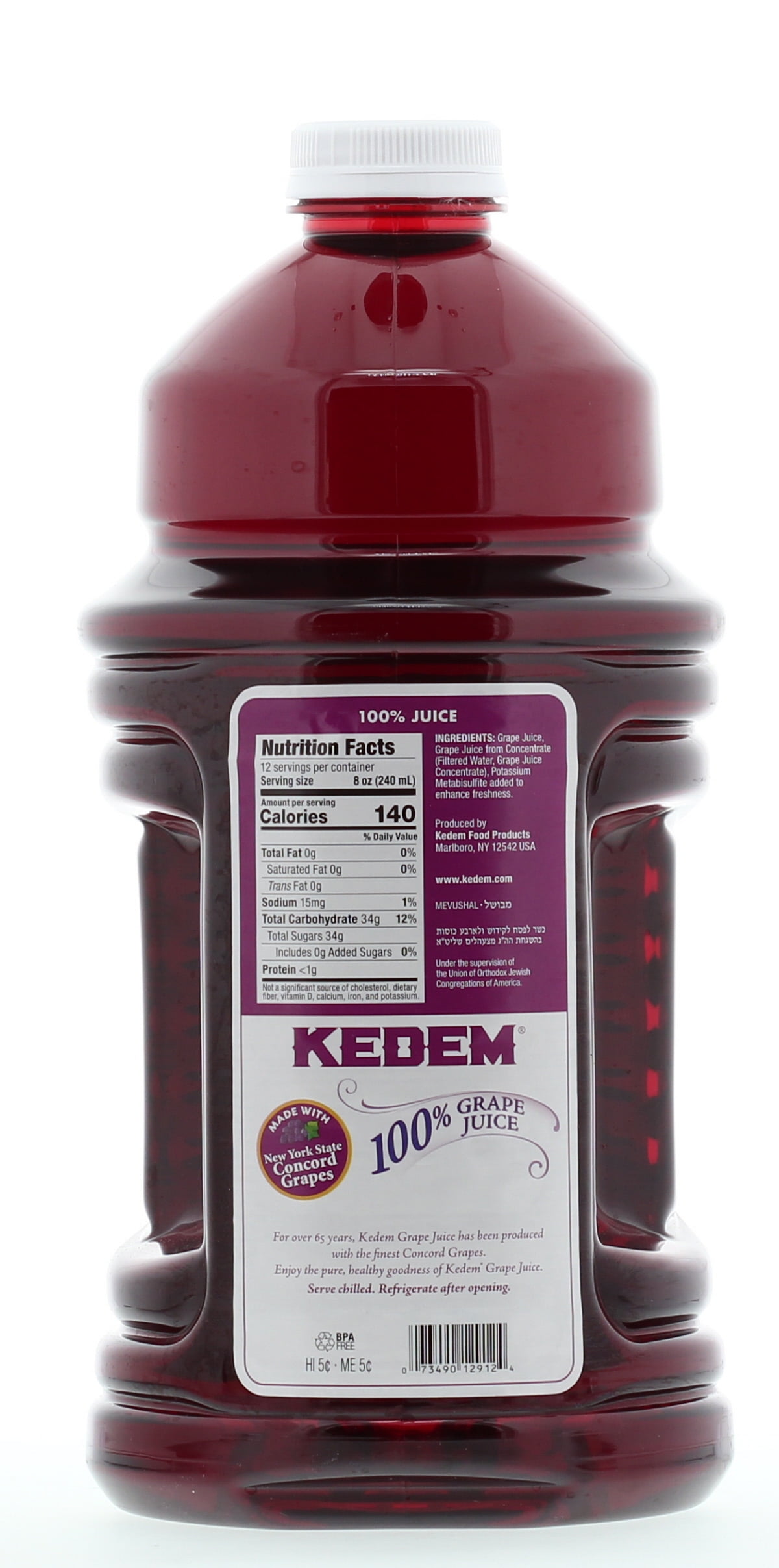 Kedem Concord Grape Juice, 96 fl oz