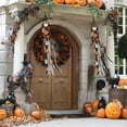 thumbnail image 4 of SEANATIVE Thanksgiving Fall Pumpkin Windsocks 2 Piece Outdoor Hanging 40 Inch Maple Leaves Wind Sock with Tails Festival Decoration for Yard Garden Patio Home Decorations, 4 of 7