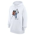 thumbnail image 2 of Women's G-III 4Her by Carl Banks  White Edmonton Oilers Hockey Girls Fleece Pullover Hoodie, 2 of 3