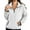 White, variant on UAMVSH Fleece Sweatshirts for Women Quarter Zip Long Sleeve Pullover Shirts Soft Winter Sherpa Stand Collar Thermal Tops with Pocket