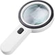 thumbnail image 1 of Handheld Magnifier with Light 60x Magnification Portable Ergonomic Design for Reading Text and Inspecting Small Objects, 1 of 1