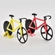 thumbnail image 3 of leyfeng Cortador de pizza de acero inoxidable Forma de bicicleta de dos ruedas Cuchillo de corte de pizza Herramienta de pizza Cortador de pizza blanco, 3 of 8
