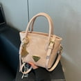 thumbnail image 3 of Versión coreana de bolso de nicho, bolso retro para mujer, nueva tendencia 2025, bolso bandolera versátil de moda, bolso tipo cubo para mujer, 3 of 4