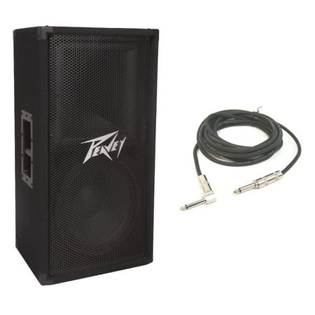 Peavey Pv112 Pro DJ Single 12" 800W Passive Speaker & 1/4" To 1/4" Cable Package