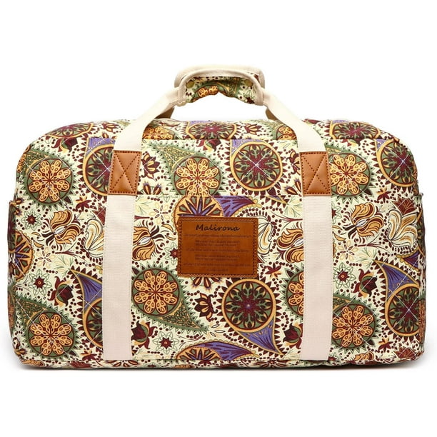 Malirona canvas clearance weekender bag