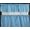 Turquoise, variant on Cotton Curtain Zig-zag Chevron Print / 2 Piece Window Valance Set (10 Colors)
