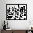 thumbnail image 3 of Chess Board Metal Wall Art Decor, 3 of 11