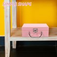 thumbnail image 4 of GOOHOCHY 1Pack Mini Convenient Storage Suitcase Pink Rectangular Thickened Paper For Home Use Office Use, 4 of 6