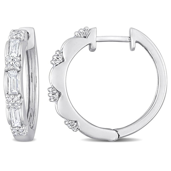 Everly Women's Diamond Platinum Earrings