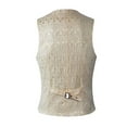 thumbnail image 3 of Men Fashion Punk Jacket Vintage Overcoat Outwear Button Tailcoat Vest Coat, 3 of 5