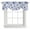 White Blue, variant on Tie Up Valances for Windows, White Blue Spring Floral Adjustable Valance Curtains Window Treatment for Living Room, Summer Botanical Hummingbird Rod Pocket Kitchen Curtains & Drapes 42x18 Inch