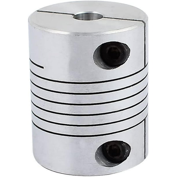 8mm To 10mm Shaft Coupling 19mm Length 25mm Diameter Stepper Motor Coupler Aluminum Alloy Joint Connector For 3d Printer Cnc Machine Diy Encoder