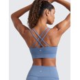 thumbnail image 2 of CRZ YOGA Butterluxe Strappy Longline Sports Bras for Women Double Spaghetti Strap Workout Yoga Crop Top, 2 of 6