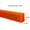 Orange, variant on 20Ft Black Flexible Rubber Trim Moulding, Self-Adhesive Peel and Stick Caulk Strip for Backsplash Tile, Wall Corner, Floor & Home Decor
