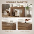 thumbnail image 4 of HOMCOM 47" Console Table, Modern Narrow Sofa Table for Living Room, Entryway, Hallway, Walnut, 4 of 9