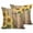 brown, variant on Throw Pillow Covers 18x18 Inch Set of 2 Sunflower Decorative Pillows Cushion Case Soft Square Pillowcases Vintage Floral Dragonfly Throw Pillows for Couch Sofa Bed Chair Home Decor