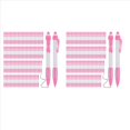 thumbnail image 1 of 200 BolíGrafos con Cinta Rosa una Granel, BolíGrafos RetráCtiles de para Suministros de Oficina, Regalo para Mujeres y NiñAs, 1 of 7
