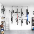 thumbnail image 6 of Overhead Bike Rack for Garage, Ceiling-Mounted Bicycle Storage Hooks for 2 Bikes (Horizontal) or 4 Bikes (Vertical), Adjustable Bicycle Hooks for Mountain, Road Bike, 6 of 8